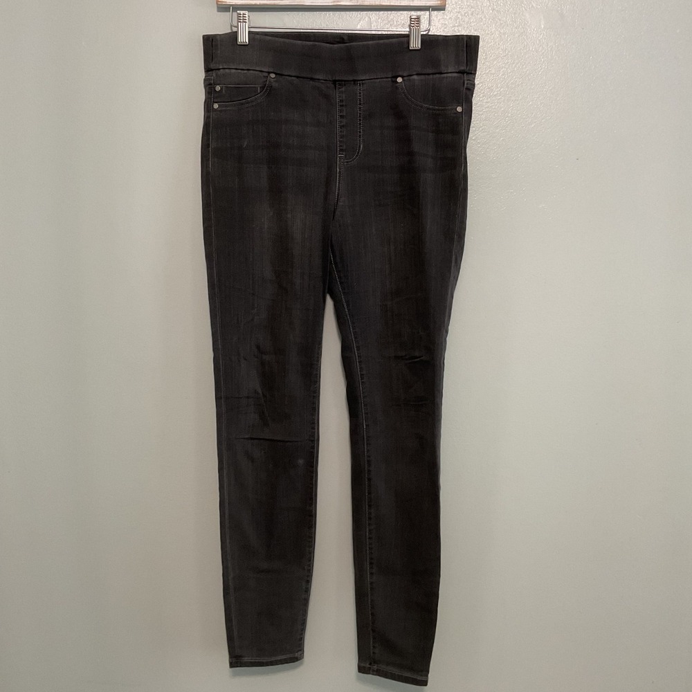 Liverpool Los Angeles The Skinny Jeans Women 10/30 Black Pull On Stretch‎ Denim